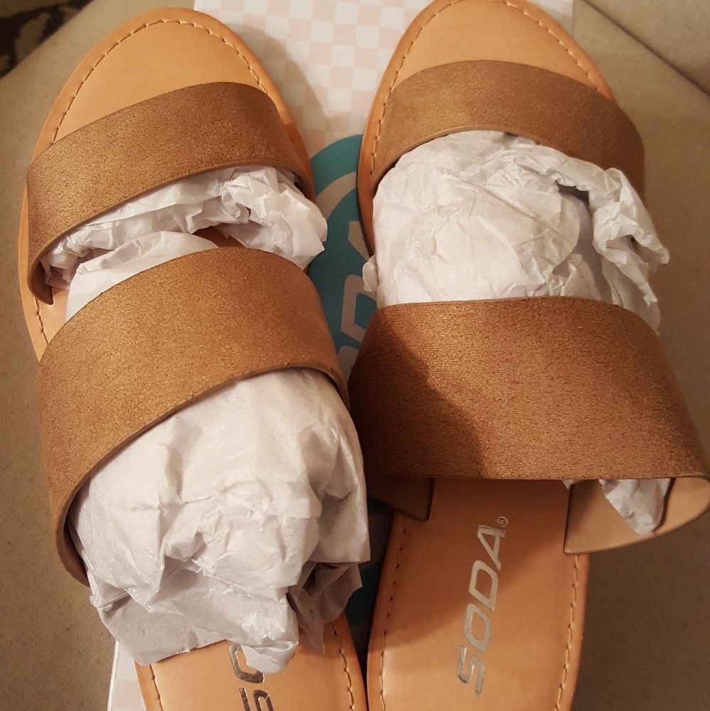 New, Tan Slides